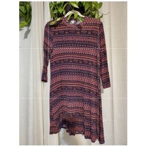 Xhilaration Mock Neck Swing Dress